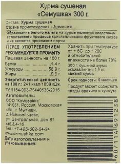 Кбжу хурмы