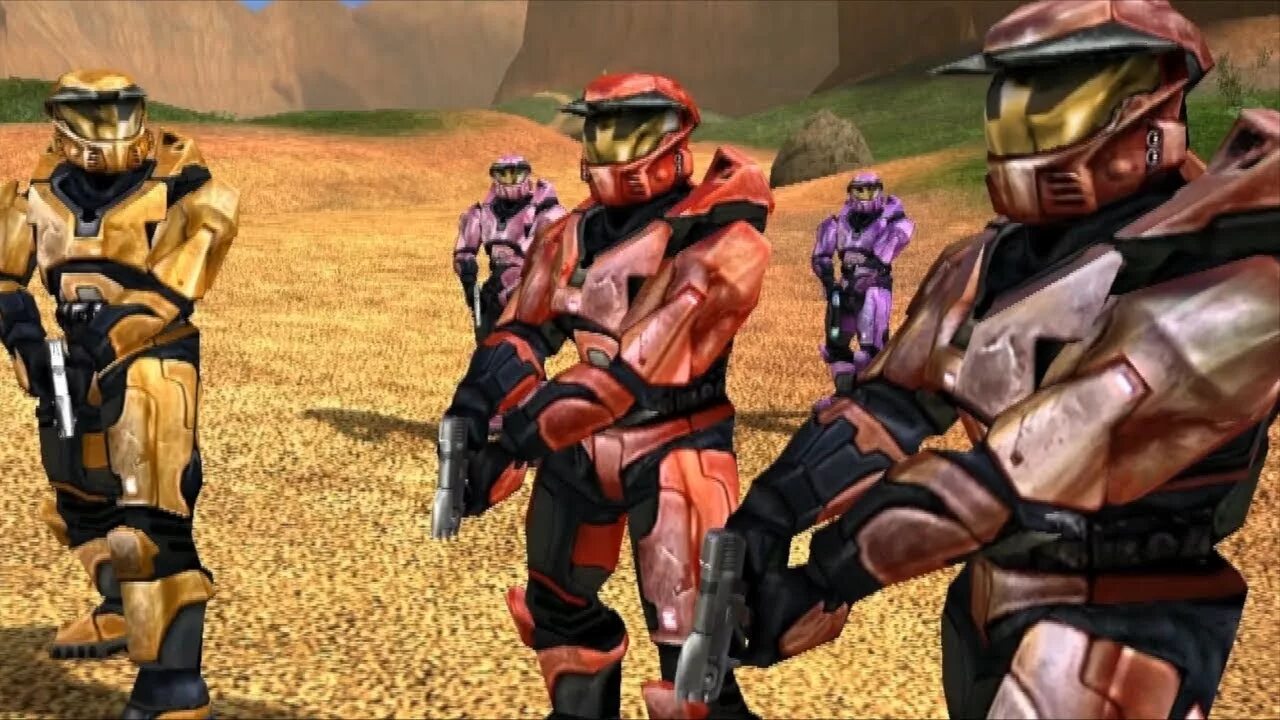 Красное против голубых. Red vs blue игра. красные против синих.