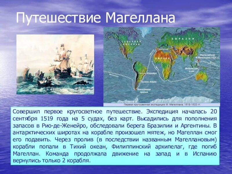 Магеллан открыл океан. Фернан Магеллан кругосветное путешествие. Первое кругосветное путешествие Фернана Магеллана. 1519-1522 Кругосветное плавание Магеллана. Экспедиция Магеллана 1519.