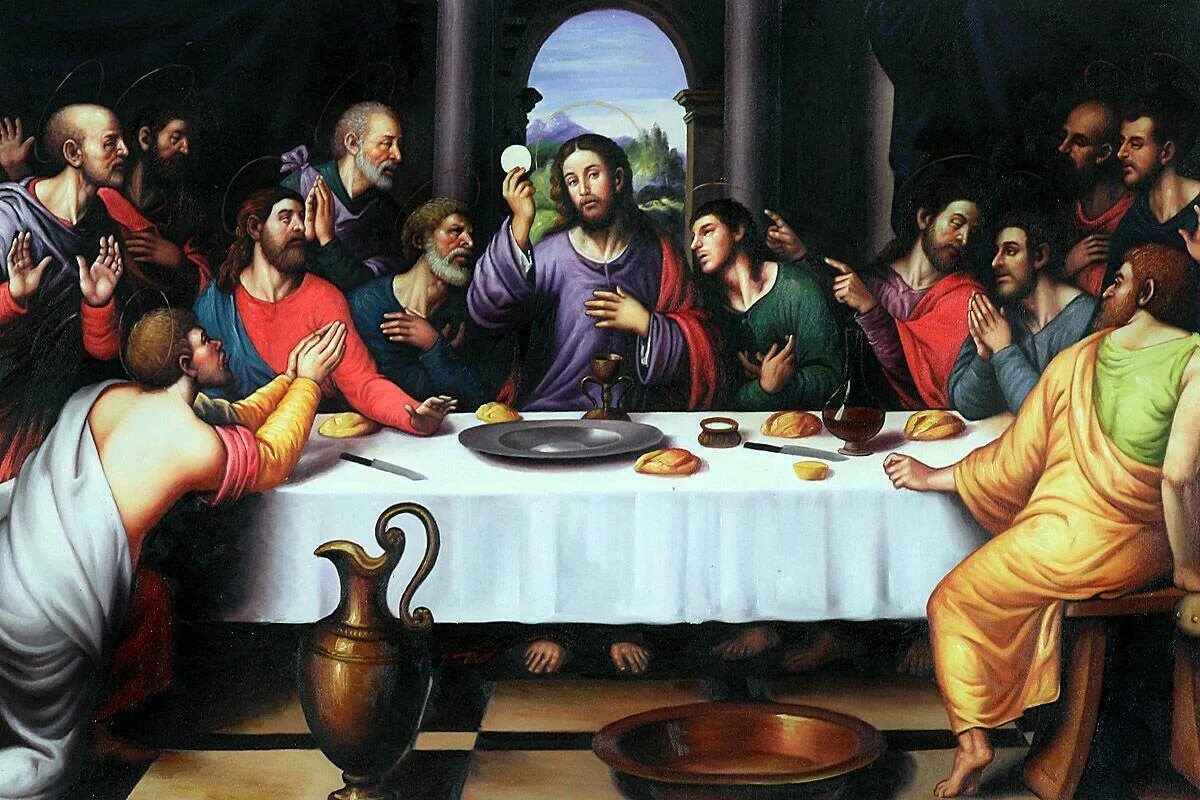 В какой день было тайное вечере. Хуан де Хуанес Тайная вечеря. Иисус Христос Тайная вечеря. Тайная вечеря Хуан де Хуанес картина. Якопо Бассано. Тайная вечеря. 1546.