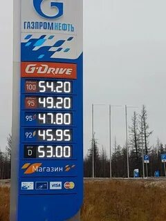 95 бензин на заправке газпромнефть