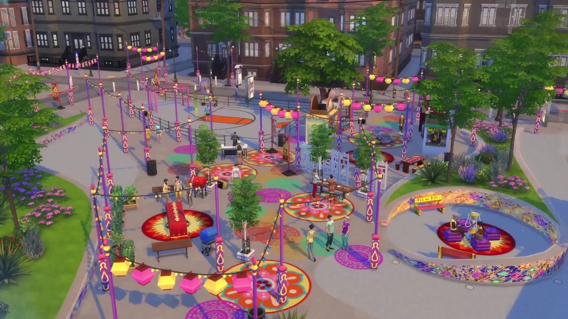 Симс 4 жизнь в городе. Сан мишуно симс 4. the sims 4 города. the sims 4: city living. симс 4 городская жизнь.