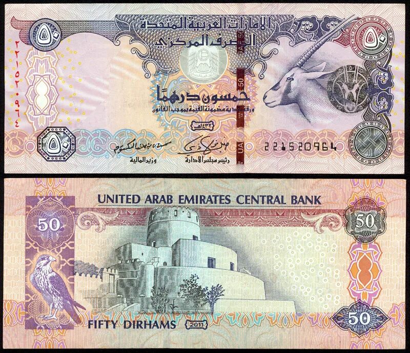 Рубль в дубае. Банкноты United arab Emirates,2008, 50 dirhams. Валюта ОАЭ дирхам 50. 50 Дирхам 2014 ОАЭ банкнота. Купюры 50 дирхам эмираты.