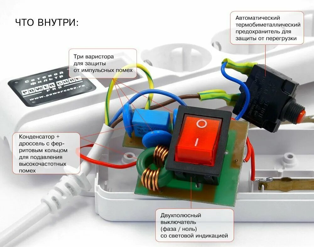 Подключение варисторы удлинителю какой предохранитель Сетевой фильтр Так ли это обзор товара Сетевой фильтр Ippon BK232, 3м, белый