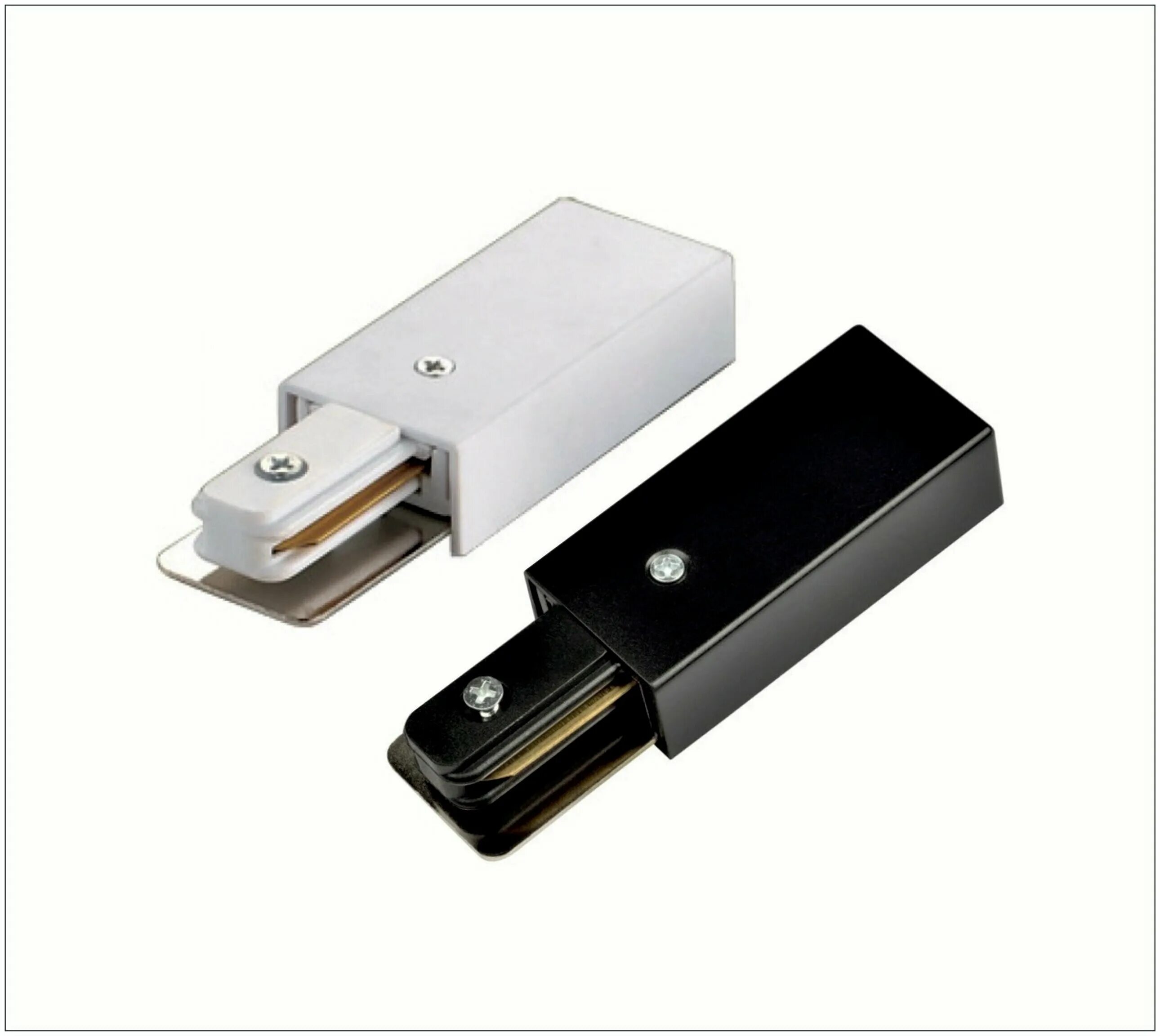 шинопровод однофазный geniled 3000 черный. ввод питания. ввод питания для трековой системы. подвод питания для шинопровода. Uniel ubx-a22 black 1 polybag.