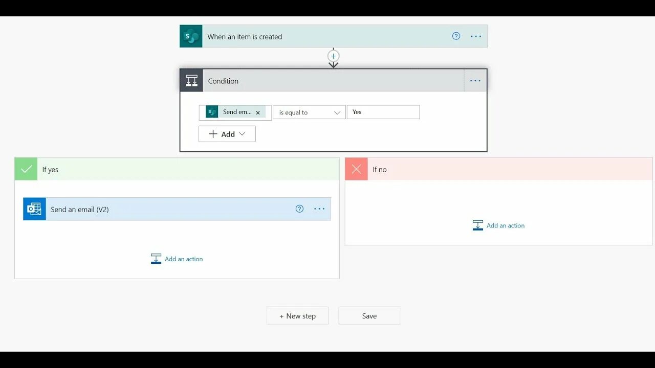 Power automate Greater or equal. Add blockom