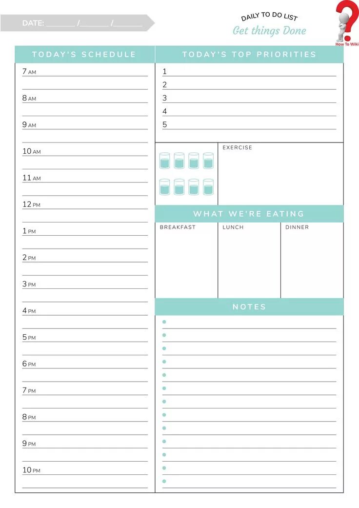 Planning list
