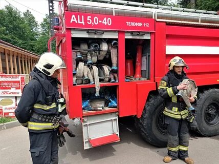 Пожарные учения в детском