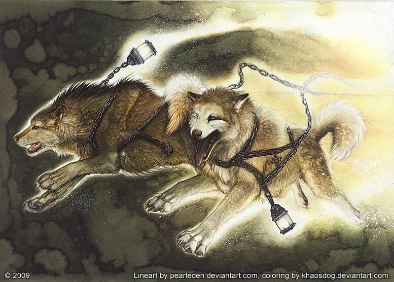 Khaosdog Magic. Курский художник под псевдонимом волк.