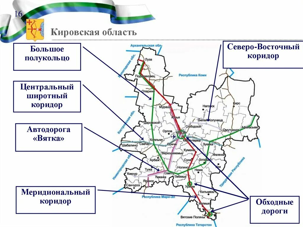 Федеральные трассы Кировской области на карте. Автомобильные дороги Кировской области. Карта федеральных дорог Кировской области. Карты железнодорожных путей Кировской области.