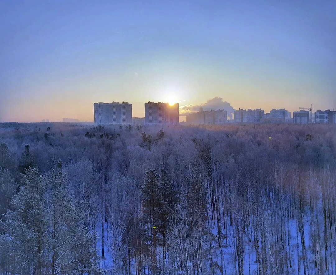 Утро 18. Морозное утро в Мурино. Фото морозного утра в Железногорске Красноярского