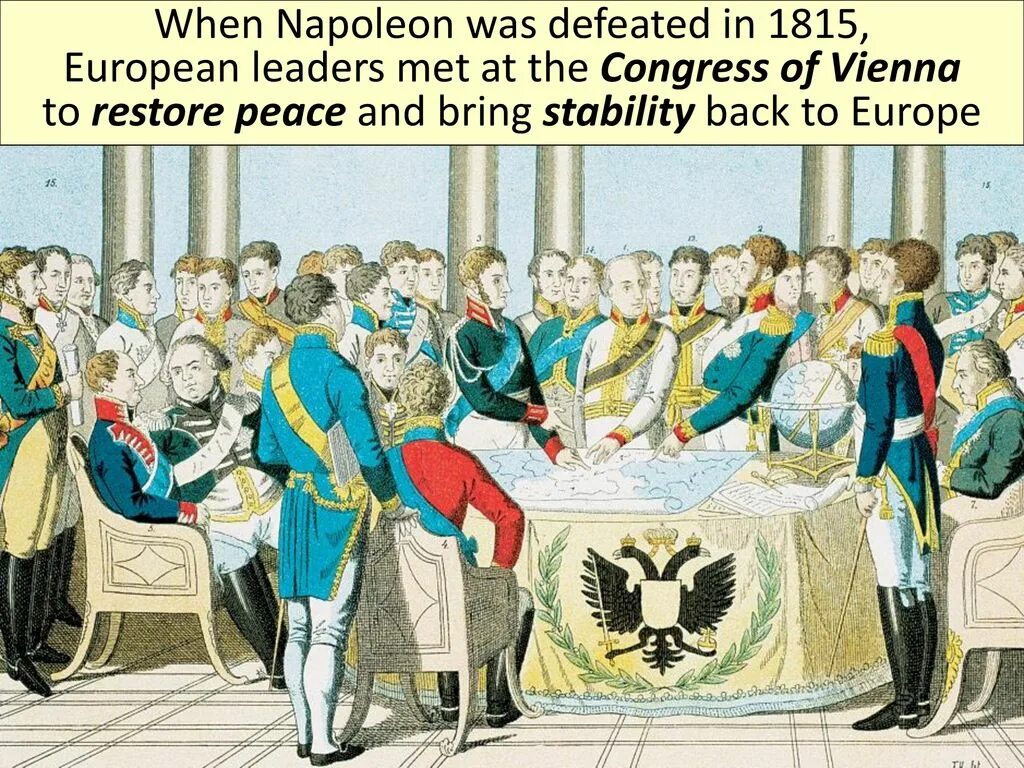 Союз россии пруссии. Венский конгресс 1815 г.. Венский конгресс 1815 картина.