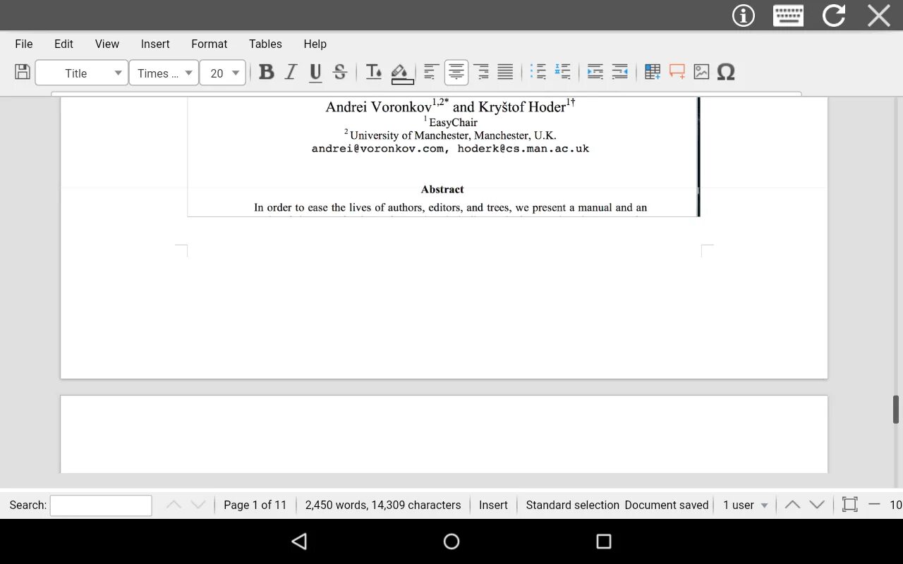 Word для Android Скриншот. Word Android. Word doc alvabitniy poryatka.