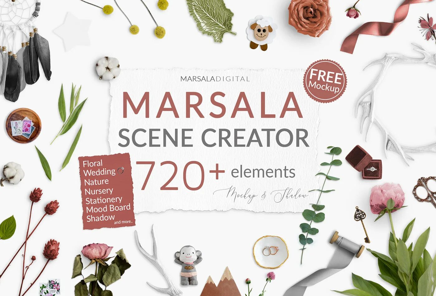 Scene creator. Scene creator free. scene creator mockup. floral mockup free scene. floral scene creator.