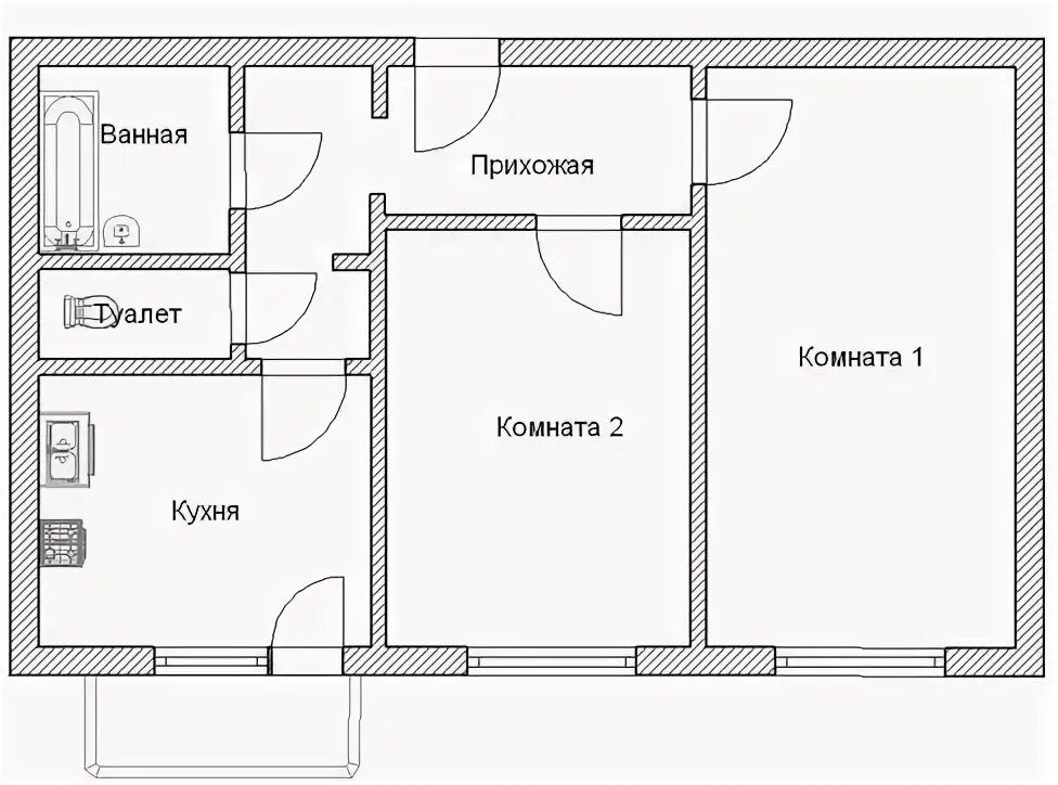 План схема 2 комнатной квартиры Купить 5-Комнатную Квартиру на Молодогвардейской улице (городской поселок Дубини