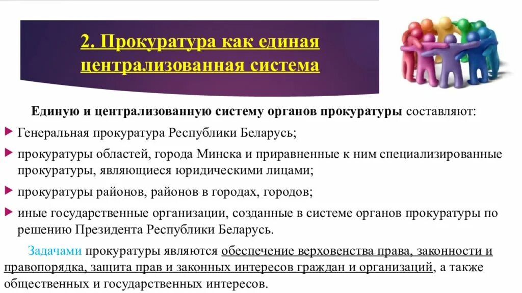 Прокуратура это Централизованная система органов. Централизация системы органов прокуратуры. Единую централизованную систему органов прокуратуры составляют. Презентация принципы организации и деятельности органов прокуратуры.