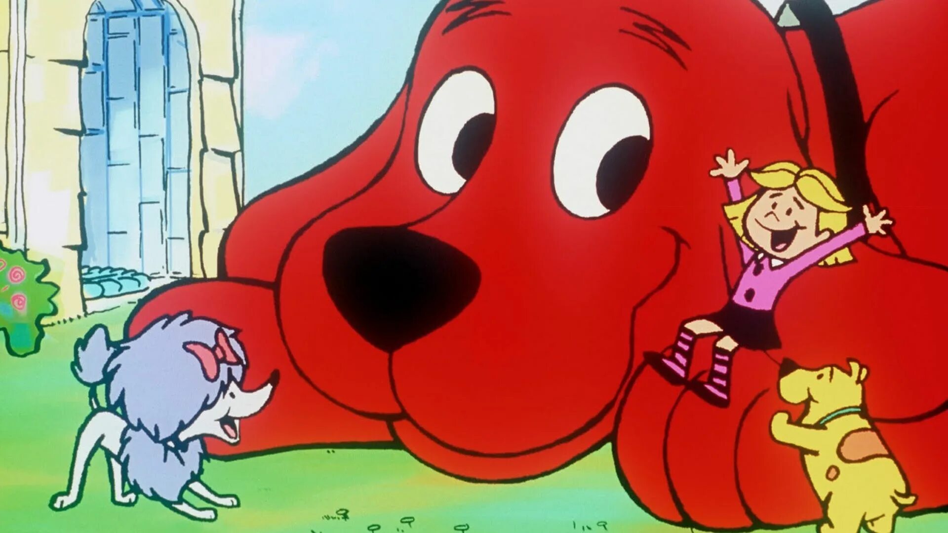 Большой красный клиффорд. Красный пёс Клиффорд. Красная собака. Clifford the big Red Dog 2021.