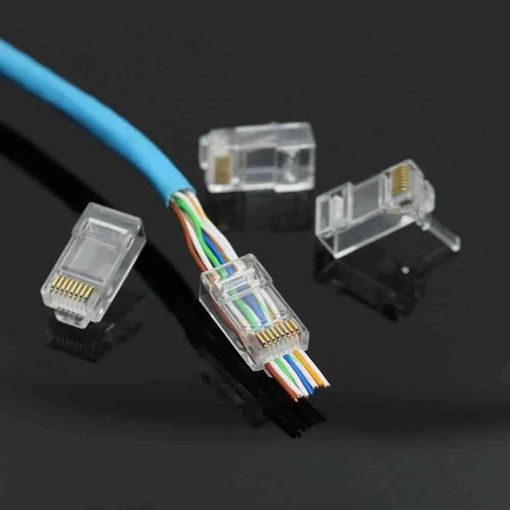 Соединение сетевого интернет кабеля. Коннектор RJ-45 LC-PTU-01/100. RJ-45 LC-PTU-01/100. Коннектор rj45 8p8c. Вилка RJ-45 8p8c.