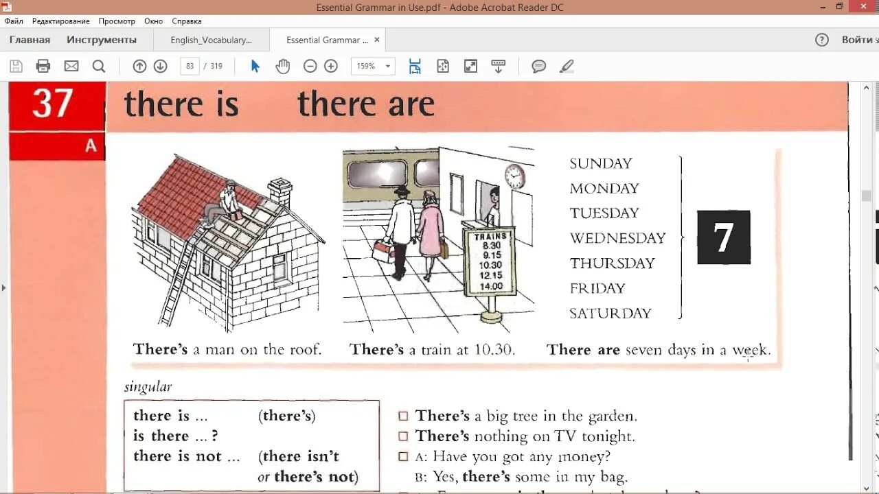 English Grammar in use Elementary. Unit 37 ответы. 37 Unit Grammar. Essential Grammar in use there is there are. Unit 37