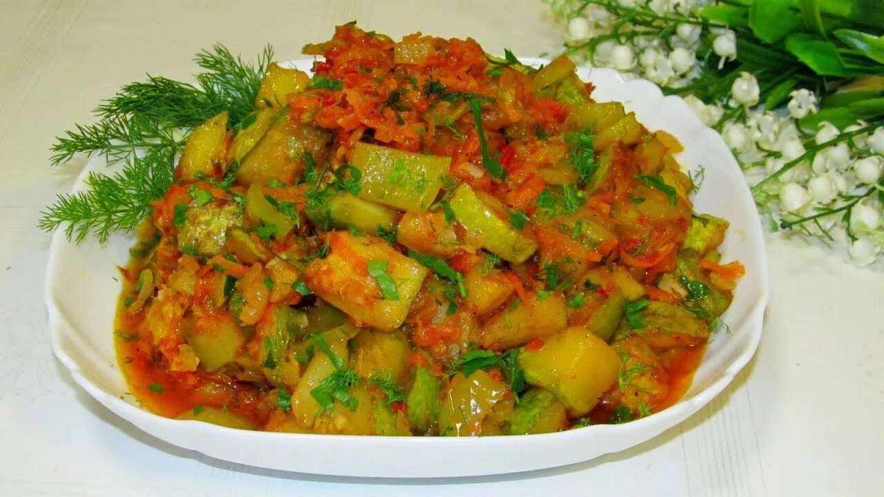 Рецепты овощного рагу овощами