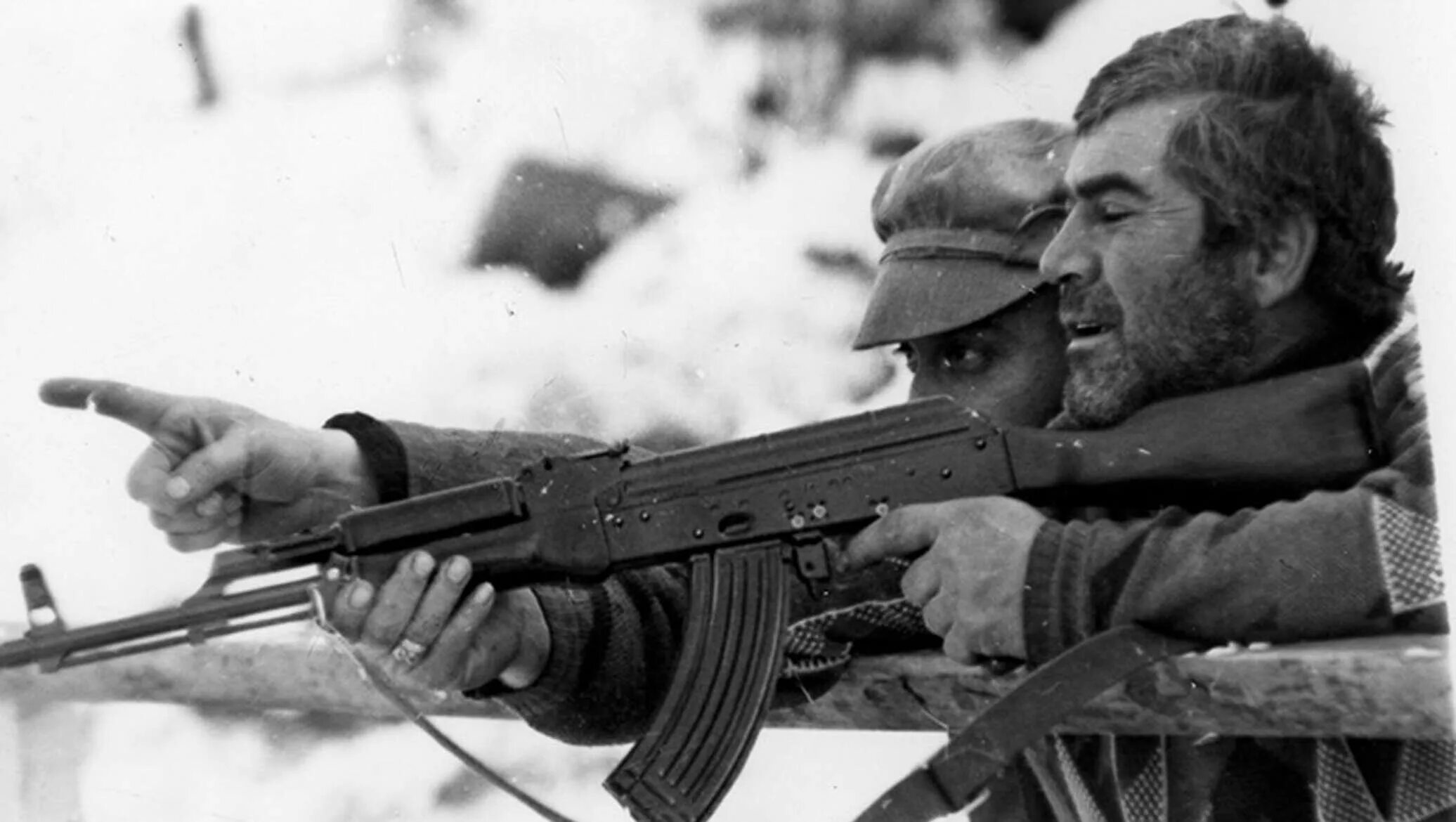 Абхазской войны 1992. Ополченцы Абхазии 1992-1993.