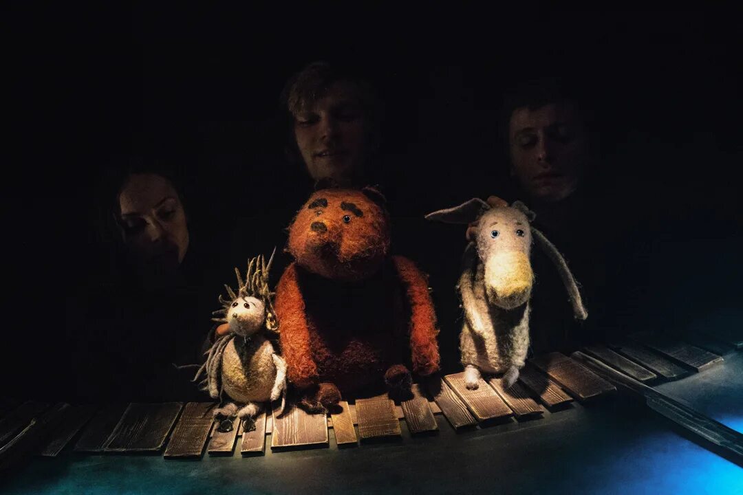 Ежик и медвежонок протирали звезды. Ежик и медвежонок театр. Кукольный спектакль снежный цветок. Театр теней ежик и медвежонок. Встретил ежик медвежонка буфф.