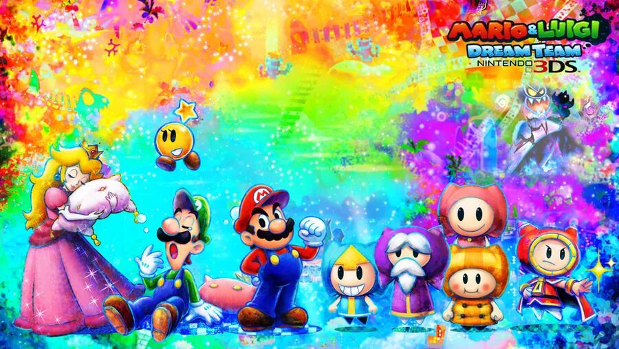 Mario and Luigi Dream Team. Mario & Luigi: Dream Team Bros.. Mario & Luigi Dream Team персонажи. Mario 1280x720. Mario luigi dream