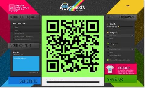 Создать qr код на номер телефона