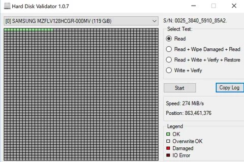 Disk test
