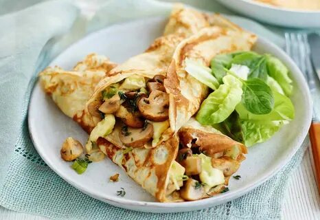 Блинчики курица с грибами рецепт