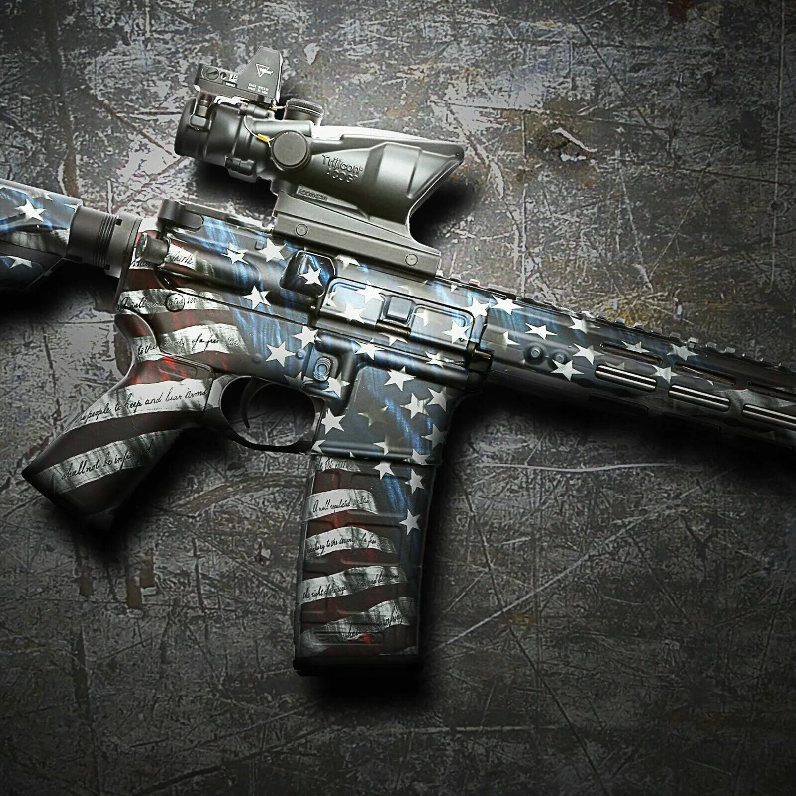 Gun skins. Ar15 винтовка камуфляж. Ar 15 камуфляж. Ar15 Custom покраска. M4 ar15 Airsoft.