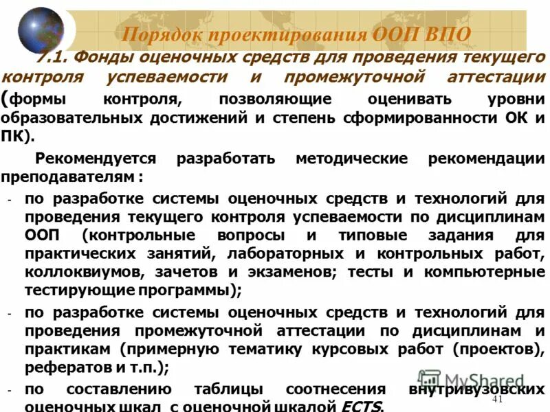 Формы проведения текущего контроля успеваемости. Формы проведения текущего контроля успеваемости