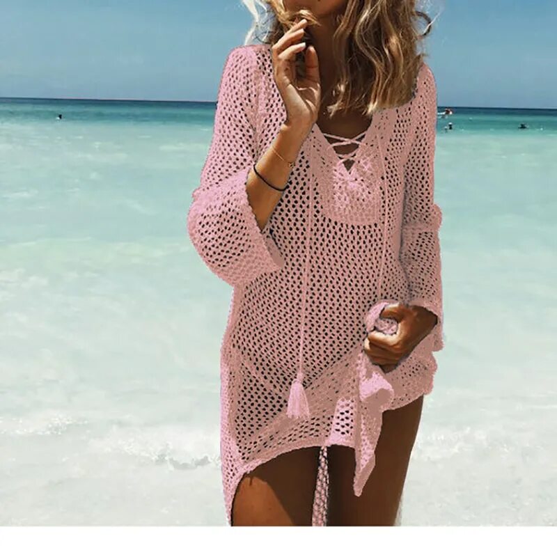 Пляжная туника сетка. Вязаная пляжная кофта. Пляжное платье. Вязанная пляжная. Вязаная туника для пляжа.