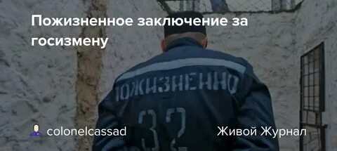 Сколько лет длится пожизненное заключение