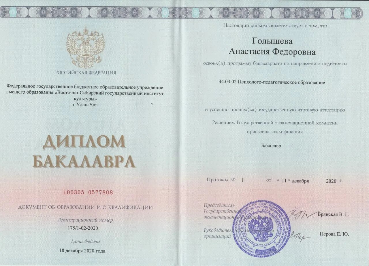 Лица осваивающие программы бакалавриата