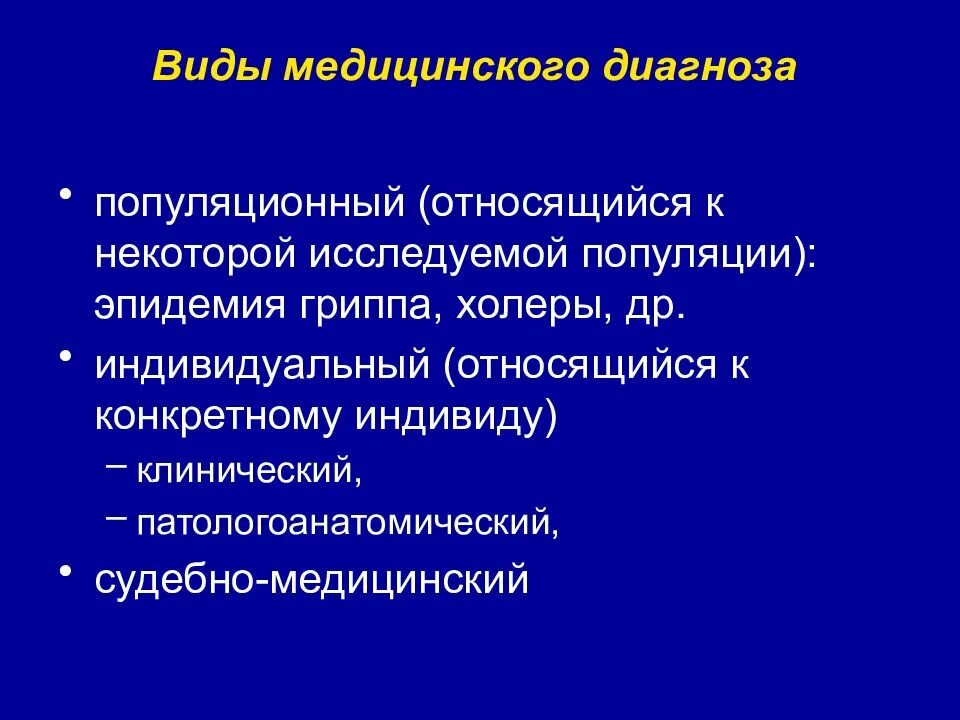 Постановка медицинского диагноза