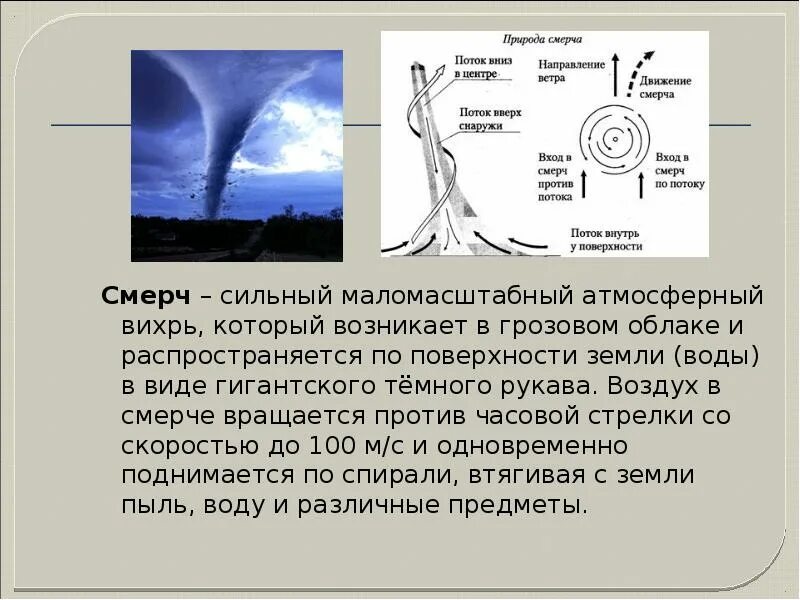 Как происходит ураган