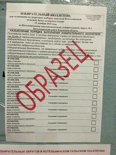 Участковые комиссии получили бюллетени