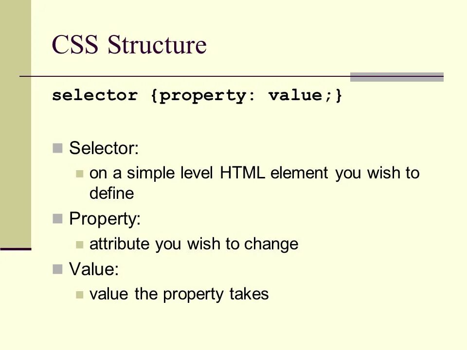 Css описание. Структура css. структура css файла. структура css стиля. структура css правила.