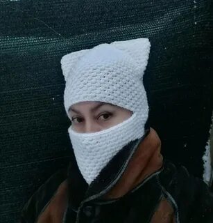 Схема вязания балаклавы с ушками