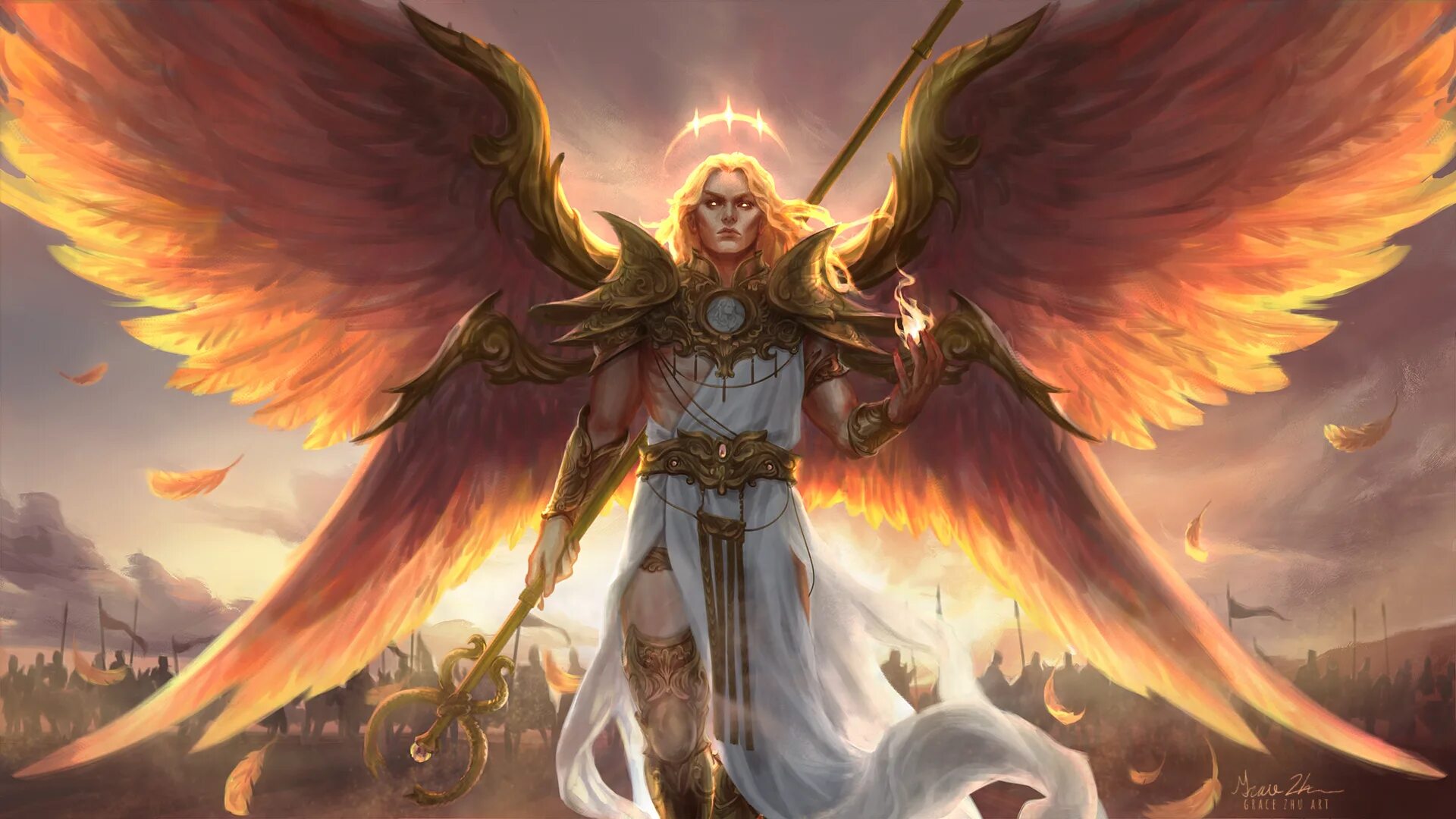 Архангел разиэль. Angel warriors. Заратос ангел правосудия. Падший архангел уриил. Архангел уриил фэнтези.