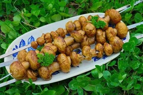 Как замариновать шампиньоны для мангала с чесноком