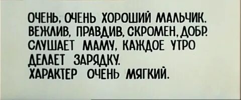 Очень хороший мальчик