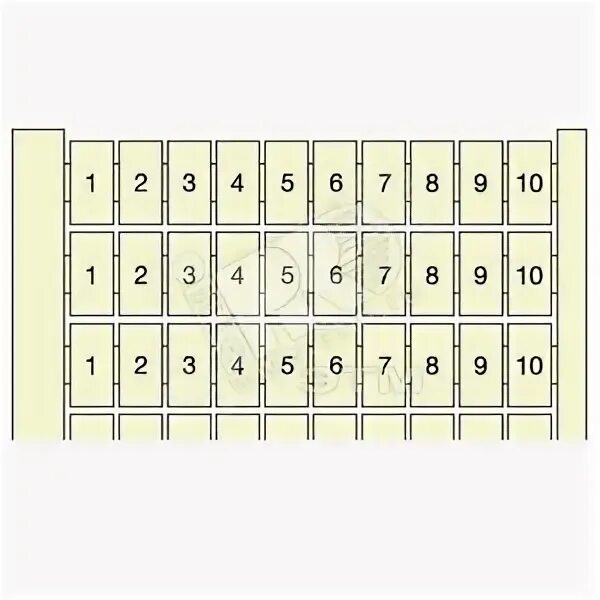 Горизонтальная маркировка 1 10. Горизонтальная маркировка 1 10