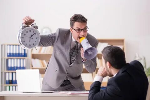 Angry boss