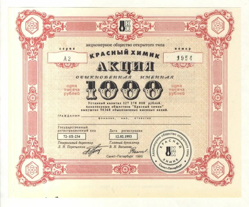 Капитал предприятия акционерное общество