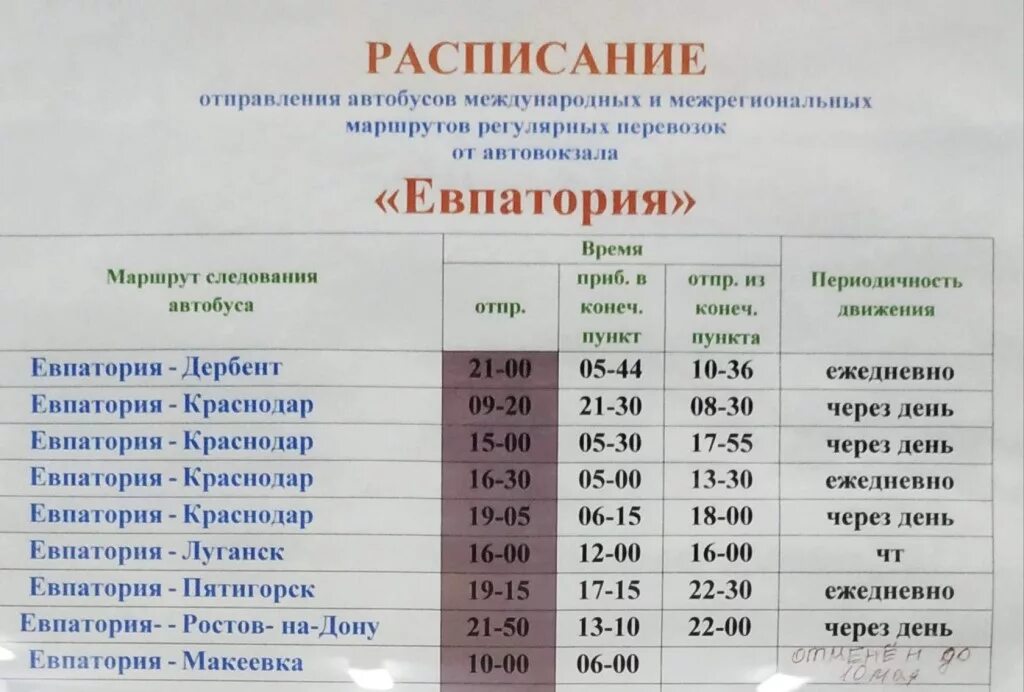 Узнать номер автовокзала. Автовокзал Евпатория расписание. Расписание автобусов Евпатория Краснодар. Автобус от Евпатории до Севастополя. Автобус до Евпатории.