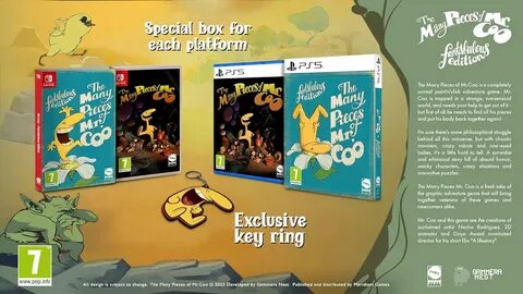 The many pieces of mr coo
