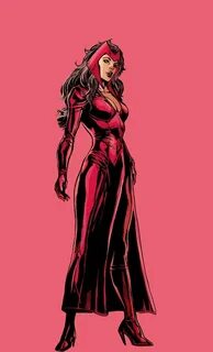 Алая ведьма marvel comics