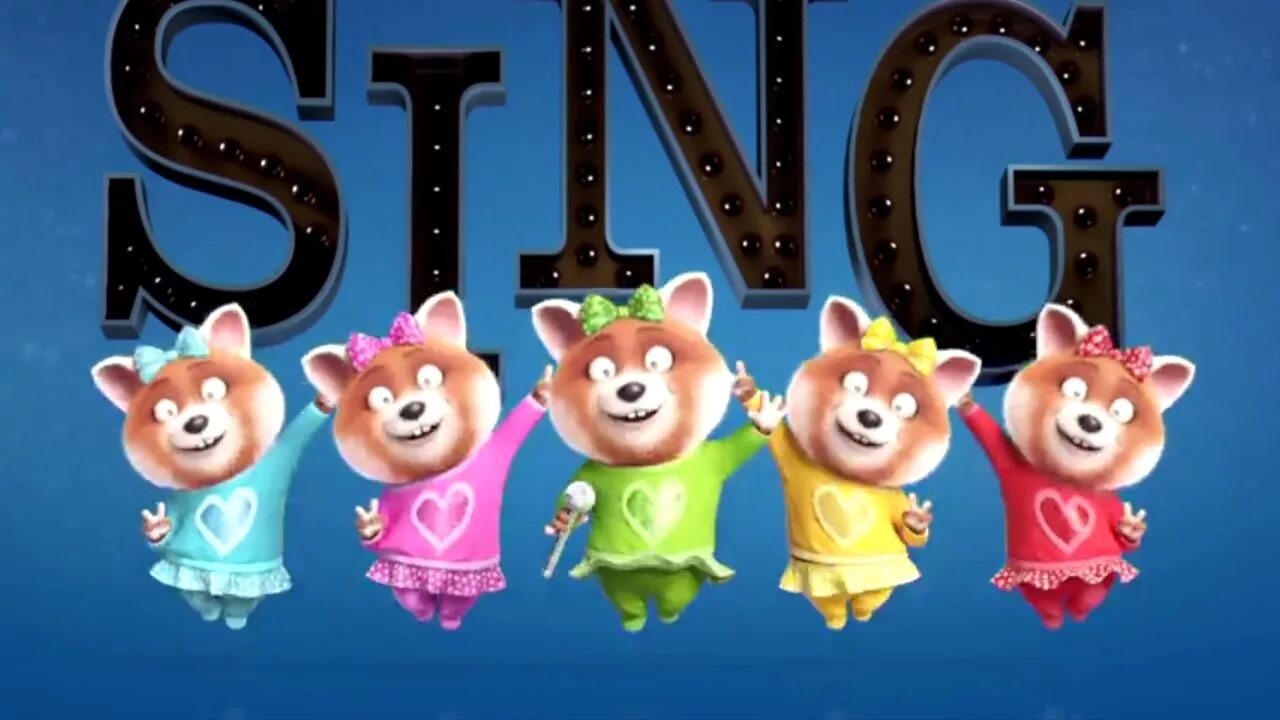 Sing. Sing along картинка. Sing poster. Sing characters. Watch play sing